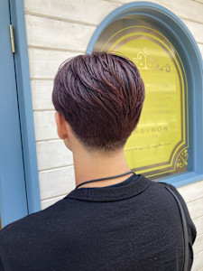 トレンドメンズワインレッドイルミナカラー赤羽美容院 - CHAINON 赤羽店掲載