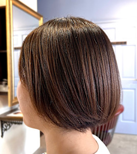 ショートボブ×ベージュカラー - Lourdes hair design掲載