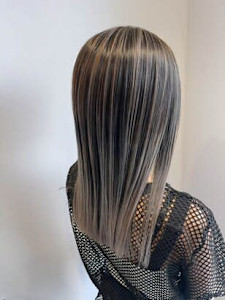ロングヘアーハイライト