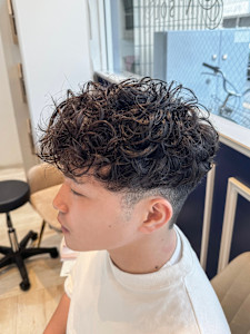 サーフカール/スパイキーショート/ブルーブラック - N'SOL of RICHAIR掲載