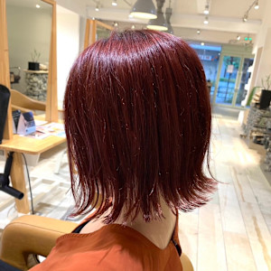 ショートボブ/チェリーレッド - EARTH/A 三鷹店掲載