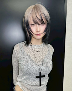 ルーツカラー　デザインカラー　ハイトーン　原宿/表参道 - Null 原宿店 デザインカラー/ダブルカラー掲載