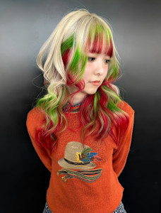 インナーカラー　デザインカラー　ハイトーン　原宿/表参道 - Null 原宿店 デザインカラー/ダブルカラー掲載