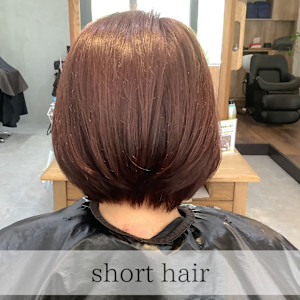 お客様スタイル ピンクベージュ