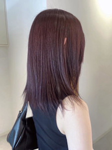 （rizu）ワインレッド/カシスピンク/ピンクベージュ - MOON by KENJE掲載