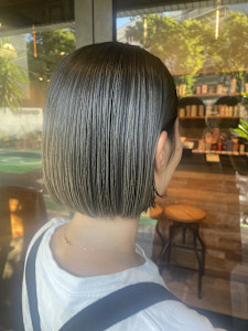 ミニボブ×グレージュカラー - 半個室型美容室 Sourire 博多店掲載