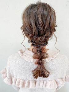 ヘアセット/ヘアアレンジ/結婚パーティーヘアセット