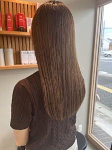 髪質改善酸性ストレート - 半個室型美容室 Sourire 今宿店掲載