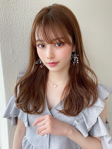 暗髪でも出せるこなれ感フェイスレイヤー×ナチュラルセミロング - AFLOAT/L 錦糸町【アフロートエル】掲載