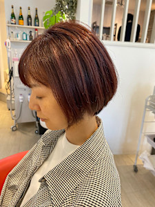 カシスピンク/ハイライト/ブリーチデザイン/前下がりボブ - hair resort lachiq R+【ヘアーリゾート ラシック アールプラス】掲載