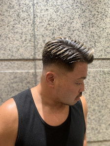 サイドパート　メッシュ　〈理容室〉 - ヘアーモードキクチ 銀座店掲載