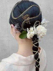 #成人式ヘアアレンジ　 - Liens de HELME（エルメ）なんばマルイ掲載