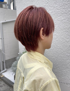 ピンクオレンジ　マニッシュショート - MANOHARU掲載