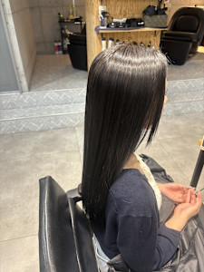 透明感ダークグレージュカラー※オレンジ消し