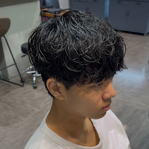 [藤沢]メンズカット黒髪マッシュ40%シャドウパーマ - STYLE Smart Salon掲載