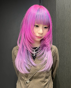 インナーカラー　ケアブリーチ　ブリーチカラー　表参道/原宿 - Null 表参道本店 デザインカラー/ダブルカラー掲載