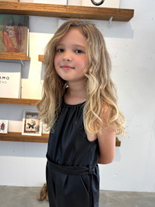 キッズカット癖毛ロング