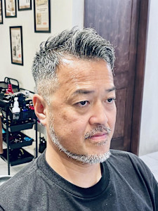 【50代 男性】ロンドンイケオジショート（大宮/バーバー）