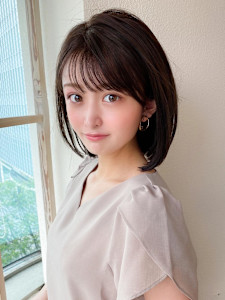 30代40代ぎりぎり結べる切りっぱなしボブ/タッセルカット - AFLOAT/L 錦糸町【アフロートエル】掲載