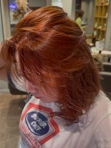 ブリーチなしダブルカラー/オレンジブラウン - STYLE Smart Salon掲載