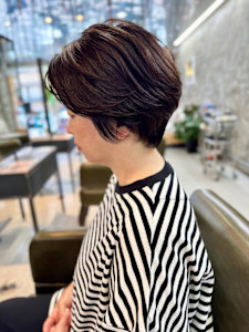 大人女性ショートボブ