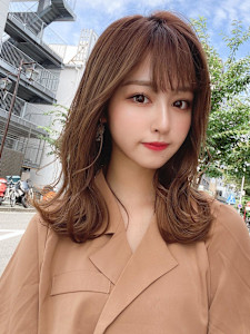 2wayバングでイメチェン顔まわりレイヤーのくびれヘアが人気 - AFLOAT/L 錦糸町【アフロートエル】掲載