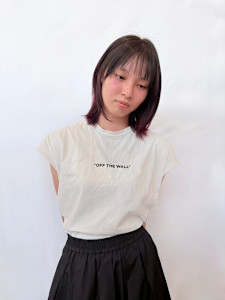 ミディアムウルフ×ほんのり暖色カラー - ELLYLONDON 三宮Part2店掲載