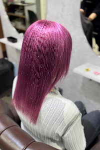 ピンクバイオレット×ブリーチ - GLADGE池袋/ダブルカラー/ブリーチ掲載