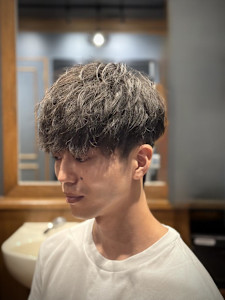 メンズパーマ　ツイストパーマ　ツイストスパイラル - 銀座shino掲載