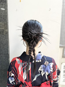 浴衣アレンジ/カチモリヘア - FACE。石川町掲載