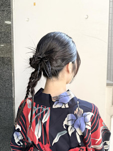 浴衣アレンジ/カチモリヘア - FACE。石川町掲載