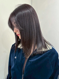 ミディアムロング美髪顔周りレイヤーおくれ毛_ba549781 - IT by ALBUM 下北沢店掲載