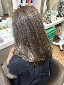 40代おすすめ寒色系ハイライト