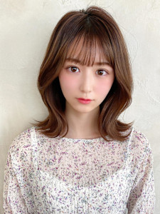 30代40代に人気後れ毛がかわいいくびれヘアシャギーレイヤー - AFLOAT/L 錦糸町【アフロートエル】掲載