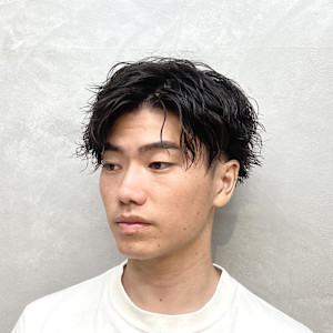 大人の魅力引き出す◎ウェットパーマスタイル/メンズパーマ - SARM MAN 人形町〈理容室〉掲載