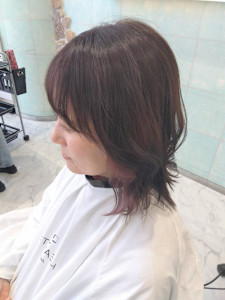 イヤリングカラー／ウルフカット - HEARTS hair's五日市店掲載