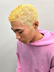 イージードリルパーマ イージーパーマ メンズカット ブリーチ - Men's salon SEPT. 博多掲載