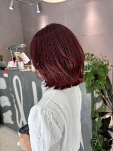 ワインレッド×ボブ - ink by artefice 【インク バイ アルテフィーチェ】掲載