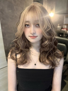 《巴結生》デザインカラー/ローライト/ミルクティーベージュ - elu by lovis掲載