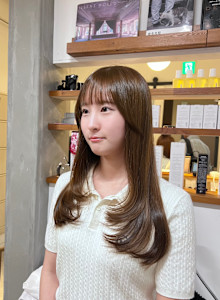 レイヤーカット/ベージュ/ミルクティーベージュ - HaKU掲載