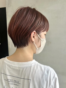 ショートボブ/ピンクブラウン/イルミナカラー - Rec.掲載