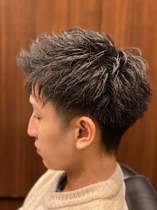 セットを楽に！楽しく!アップバング - ヒロ銀座バーバーショップ難波店掲載