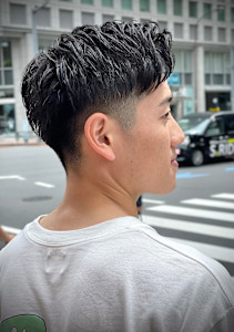 73アップバング - ヒロ銀座バーバーショップ難波店掲載