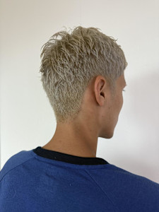 メンズカット/ブリーチ/ホワイト