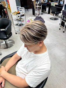 白髪ぼかしハイライト