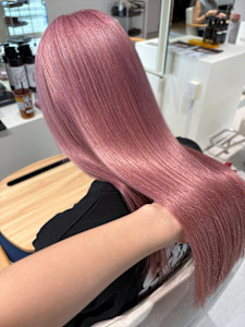 福井大和田ブリーチカラー/ハイトーンカラー/ペールピンク - coto 福井大和田店 髪質改善トリートメント&ハイトーンカラー掲載