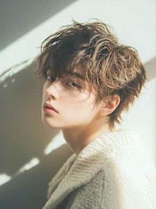 20代30代40代　マッシュ無造作モテ髪カジュアルパーマ＃4