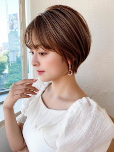 30代40代に人気後れ毛がかわいいくびれヘアシャギーレイヤー - AFLOAT/L 錦糸町【アフロートエル】掲載