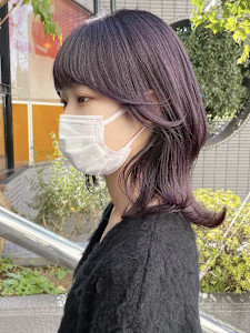 ラウンドバング/モーブピンク/ハッシュボブ - Chula by artina 海老名2号店掲載