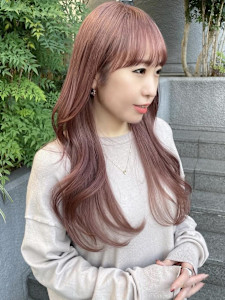 ラウンドバング/コーラルオレンジ/ローズブラウン - Rosa by artina 横浜店掲載